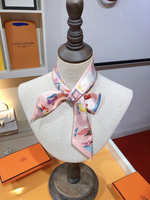 Hermes silk ribbon 5X86cm E011037